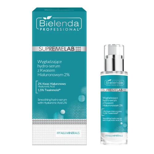 Miniaturka artykułu - BIELENDA PROFESSIONAL Supremelab Wygładzające hydro-serum z kwasem hialuronowym 2%, 30 ml