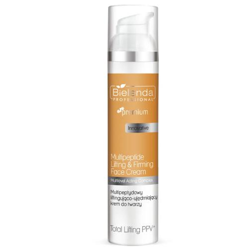 Miniaturka artykułu - BIELENDA PROFESSIONAL TOTAL LIFTING PPV+ Multipeptydowy Liftingujący krem do twarzy, 100ml