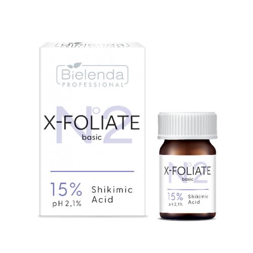 Zdjęcie produktu - BIELENDA PROFESSIONAL X-Foliate basic kwas szikimowy 15%, 5ml
