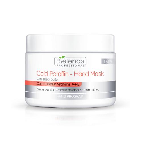 Miniaturka artykułu - BIELENDA PROFESSIONAL Zimna parafina - maska parafinowa do dłoni z masłem shea, 150g