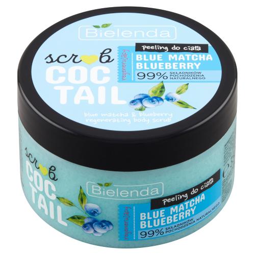 Miniaturka artykułu - BIELENDA SCRUB COCTAIL Regenerujący peeling do ciała Blue Matcha Blueberry, 350g
