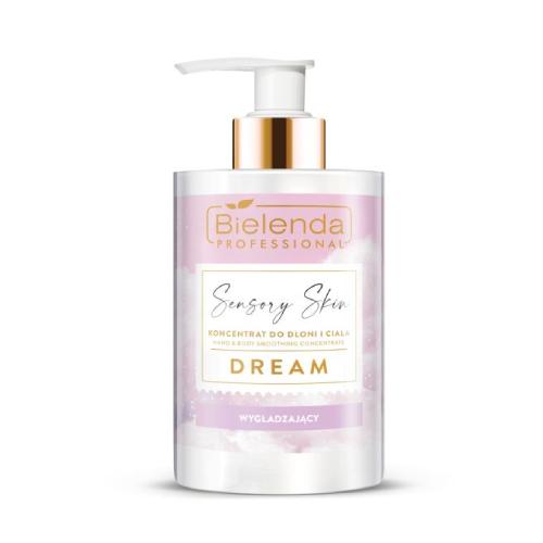 Miniaturka artykułu - BIELENDA PROFESSIONAL Sensory Skin Wygładzający Koncentrat Do Dłoni i Ciała - Dream, 300ml