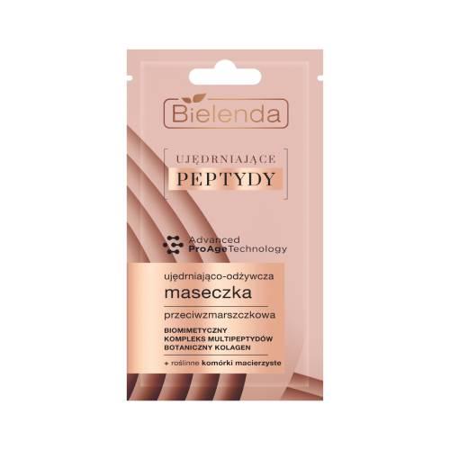 Miniaturka artykułu - BIELENDA Ujędrniające Peptydy Ujędrniająco-odżywcza maseczka przeciwzmarszczkowa, 8g