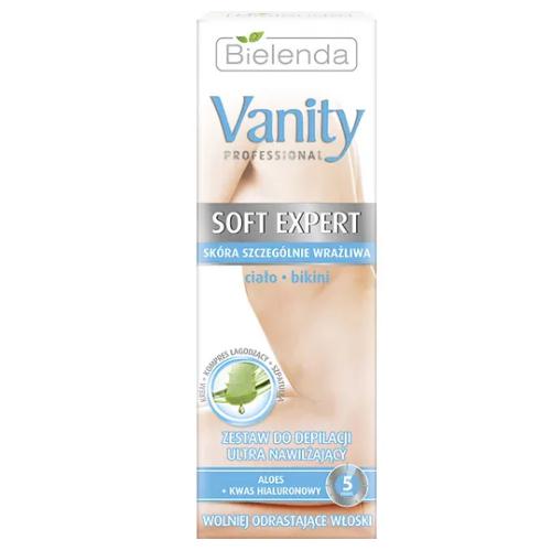 Miniaturka artykułu - BIELENDA Vanity Soft Expert Zestaw do depilacji nawilżajacy, 100ml