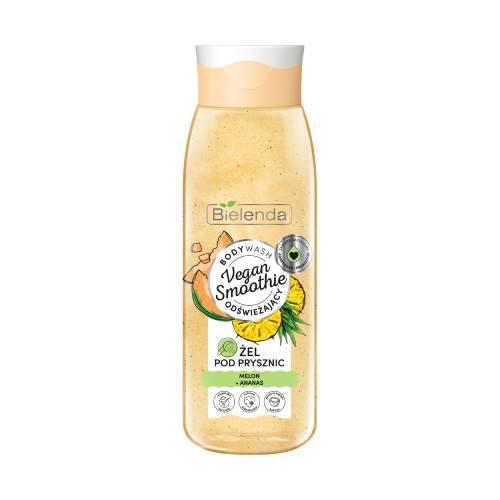 Miniaturka artykułu - Bielenda Vegan Smoothie Żel pod prysznic Melon + Ananas, 400 g