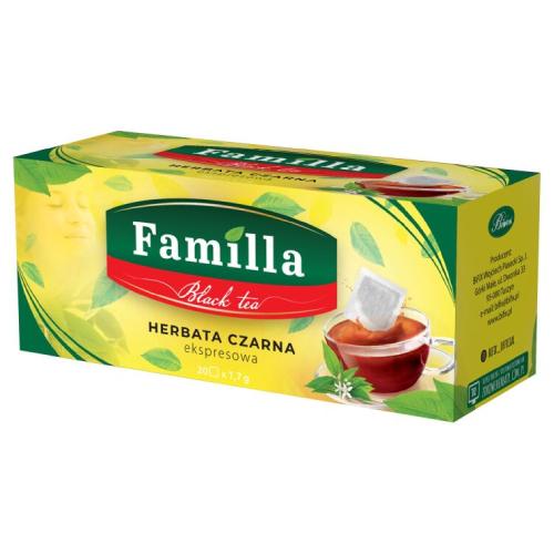 Miniaturka artykułu - BiFix Familla Herbata czarna ekspresowa, 20x1,7g