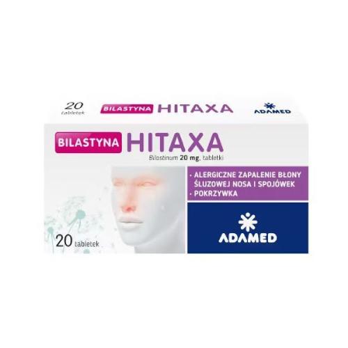 Miniaturka artykułu - Bilastyna Hitaxa 20 mg, 20 tabletek