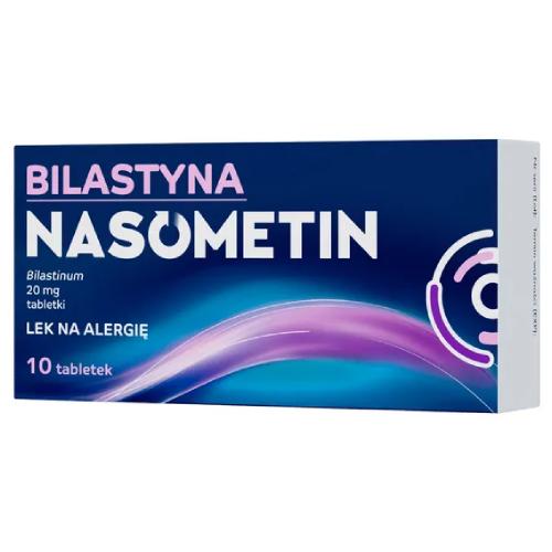 Miniaturka artykułu - Bilastyna Nasometin 20 mg, 10 tabletek