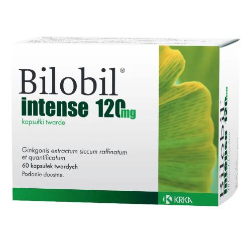 Miniaturka artykułu - Bilobil Intense 120mg, 60 kapsułek