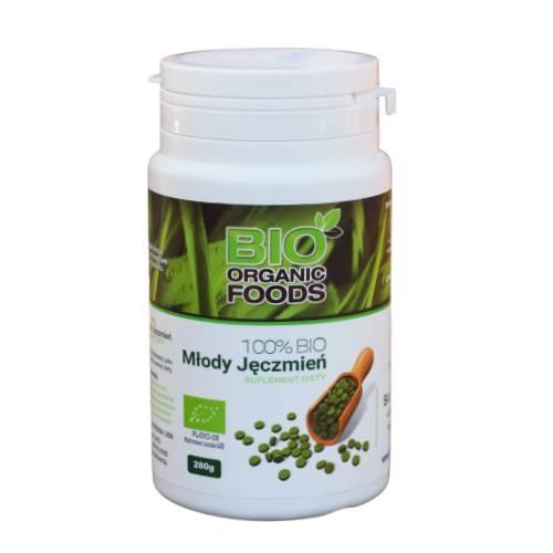 Miniaturka artykułu - BIO Organic Food Młody jęczmień Tabletki, 280 g