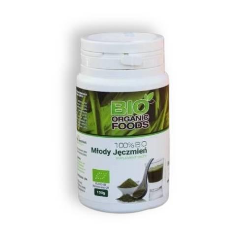 Miniaturka artykułu - BIO ORGANIC FOODS 100% BIO Młody jęczmień, 150g