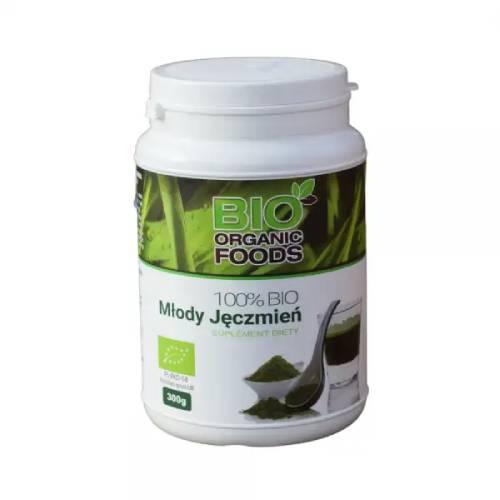 Miniaturka artykułu - BIO ORGANIC FOODS 100% BIO Młody jęczmień, 300 g