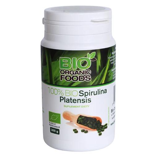 Miniaturka artykułu - BIO ORGANIC FOODS 100% Spirulina Platensis, 300 g