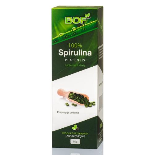 Miniaturka artykułu - BIO ORGANIC FOODS 100% BIO Spirulina Platensis, 80 g (400 tabletek)