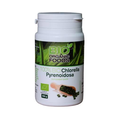 Miniaturka artykułu - BIO Organic Foods Chlorella 100%, 1200 tabl.