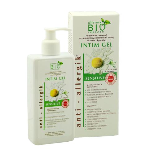 Miniaturka artykułu - Bio Pharma Żel do higieny intymnej sensitive, 250ml