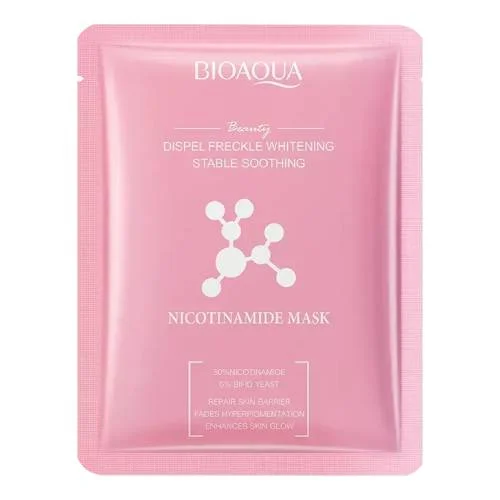 Miniaturka artykułu - Bioaqua Serum Nicotinamide Maska do twarzy w płachcie z niacynamidem, 25 g