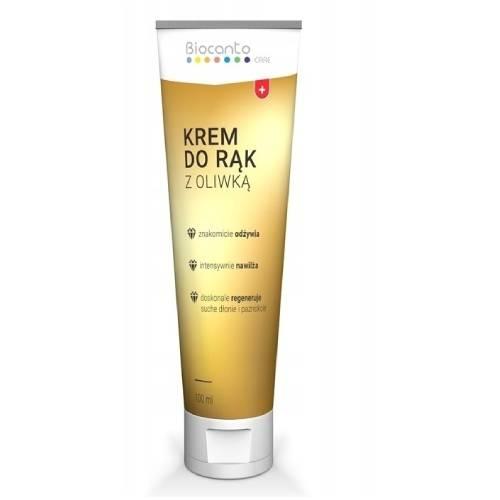 Miniaturka artykułu - BIOCANTO CARE Krem do rąk z oliwką, 100ml
