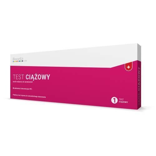 Miniaturka artykułu - BIOCANTO Test ciążowy płytkowy  USZKODZONE OPAKOWANIE