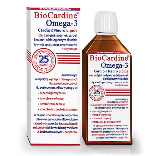 Miniaturka artykułu - BioCardine Omega-3 Cardio & Neuro Lipids, 200 ml