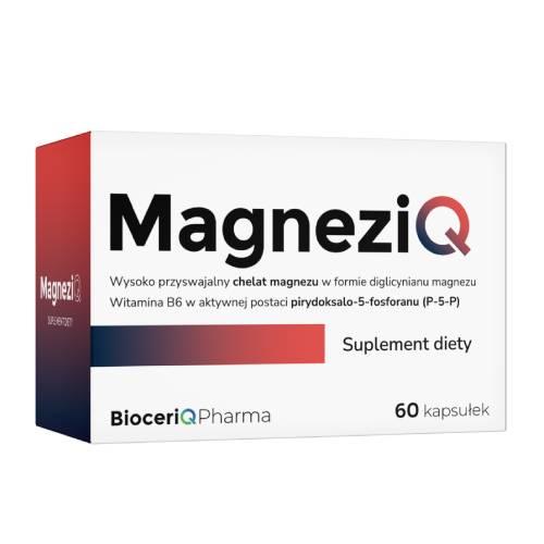 Miniaturka artykułu - BioceriQ Pharma MagneziQ, 60 kaps.