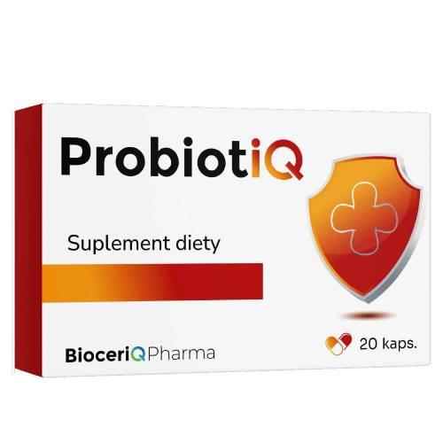 Miniaturka artykułu - BioceriQ Pharma ProbiotiQ, 20 kaps.