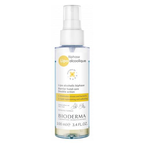 Miniaturka artykułu - BIODERMA BIPHASE Lipo alcoolique Płyn biob&oacute;jczy, 100ml