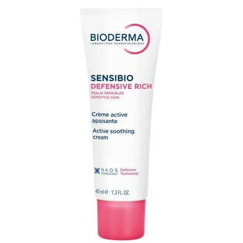 Miniaturka artykułu - BIODERMA Sensibio Defensive Rich  Krem wzmacniający, 40ml