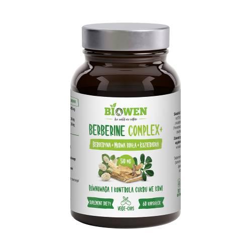 Miniaturka artykułu - BIODIO BIOWEN Berberine Complex+, 60 kapsułek
