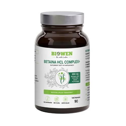 Miniaturka artykułu - BIODIO BIOWEN Betaina HCL Complex+, 90 kapsułek