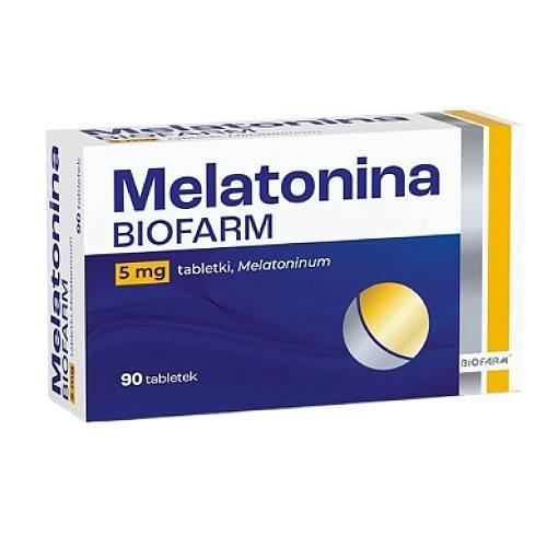 Miniaturka artykułu - BIOFARM Lek z melatoniną 5mg, 90 tabletek USZKODZONE TEKTUROWE OPAKOWANIE