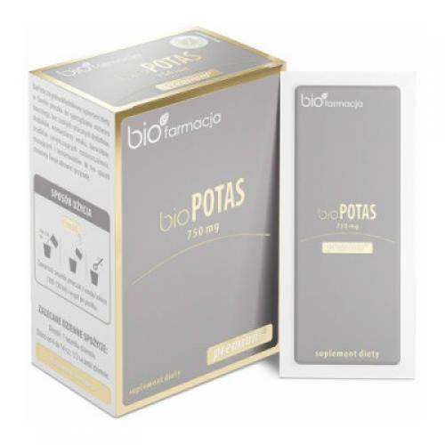 Miniaturka artykułu - BIOFARMACJA Bio Potas 750mg, 30sasz. KR&Oacute;TKA DATA 01.10.2026