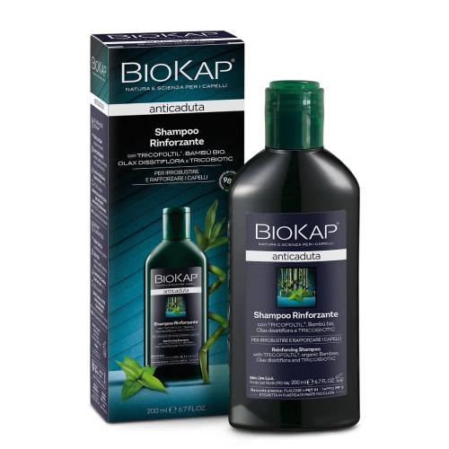 Miniaturka artykułu - BIOKAP Anticaduta Szampon wzmacniający przeciw wypadaniu włos&oacute;w, 200 ml