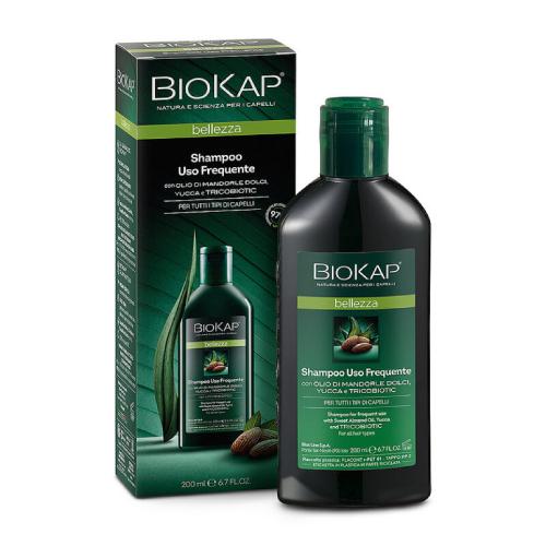 Miniaturka artykułu - BIOKAP Bellezza Szampon do częstego stosowania, 200 ml