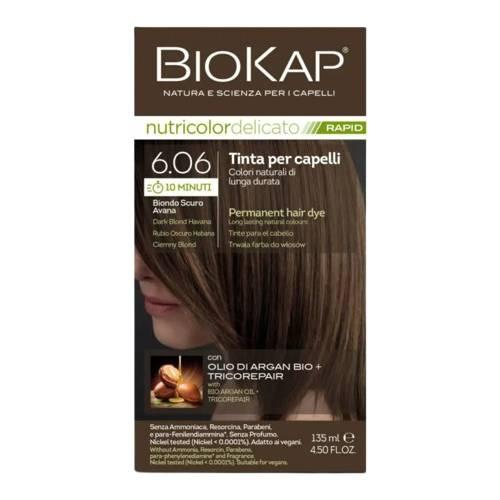 Miniaturka artykułu - BIOKAP DELICATO RAPID 6.06 Ciemny blond - 135ml