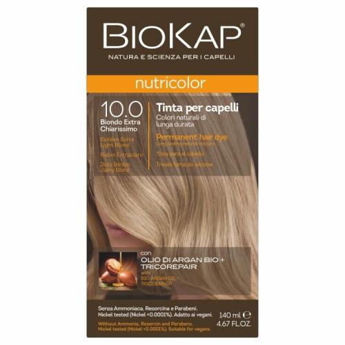 Miniaturka artykułu - Biokap Nutricolor 10.0 złoty bardzo jasny blond 140ml