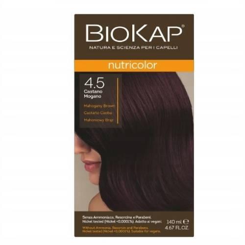 Zdjęcie produktu - Biokap Nutricolor 4.5 mahoniowy brąz 140ml
