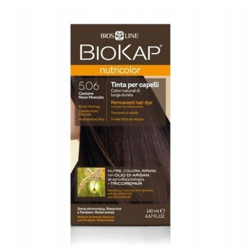 Zdjęcie produktu - Biokap Nutricolor 5.06 muszkatołowy brąz 140ml