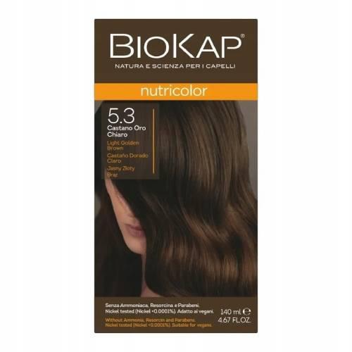 Miniaturka artykułu - Biokap Nutricolor 5.3 jasny złoty brąz 140ml