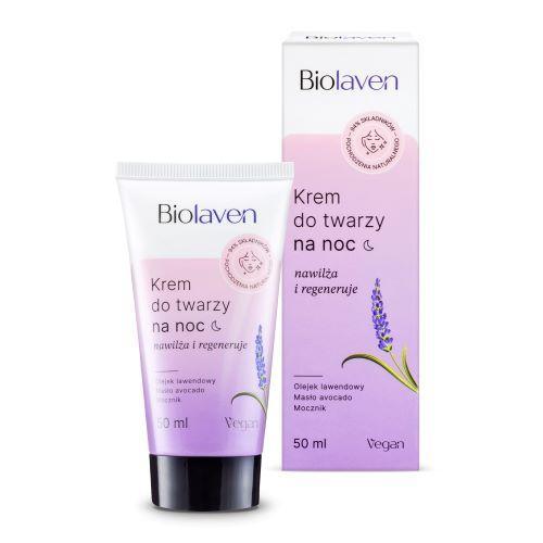Miniaturka artykułu - BIOLAVEN Krem do twarzy na noc, 50 ml KR&Oacute;TKA DATA 30.09.2026