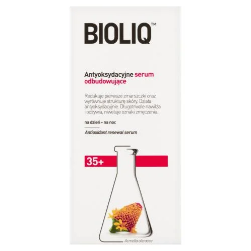 Miniaturka artykułu - BIOLIQ 35+ Antyoksydacyjne serum odbudowujące, 30 ml KR&Oacute;TKA DATA 30.11.2026