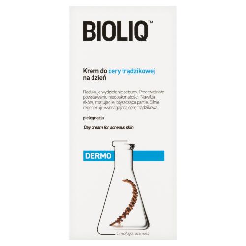Miniaturka artykułu - BIOLIQ DERMO Krem do cery trądzikowej na dzień, 50 ml