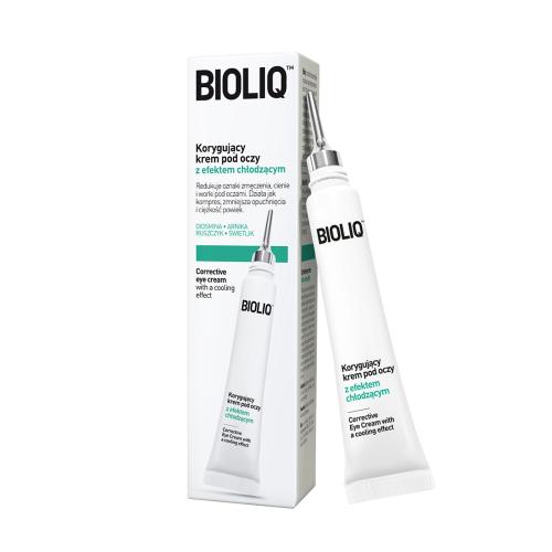 Miniaturka artykułu - BIOLIQ PRO Korygujący krem pod oczy z efektem chłodzącym, 10 ml