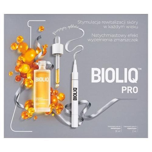 Miniaturka artykułu - BIOLIQ PRO Zestaw Serum rewitalizujące, 30 ml + serum wypełniające, 2 ml KR&Oacute;TKA DATA 30.06.2026