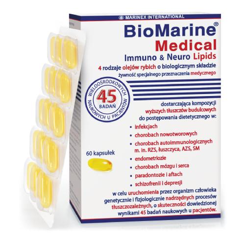Miniaturka artykułu - BioMarine Medical Immuno & Neuro Lipids, 60 kapsułek