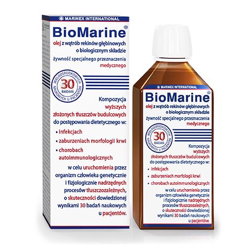 Miniaturka artykułu - BioMarine Olej z wątr&oacute;b rekin&oacute;w głębinowych o biologicznym składzie, 100ml