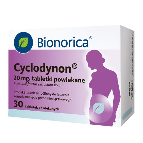 Miniaturka artykułu - BIONORICA Cyclodynon 20mg, 30 tabletek powlekanych
