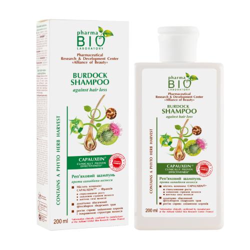 Miniaturka artykułu - Pharma Bio Szampon łopianowy przeciw wypadaniu włos&oacute;w, 200ml