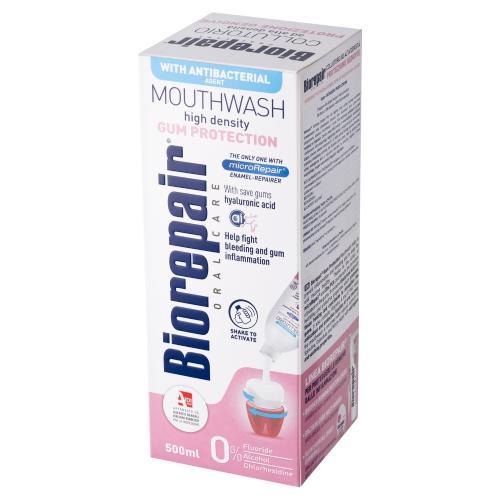 Miniaturka artykułu - Biorepair Ochrona Dziąseł Płyn do płukania jamy ustnej, 500 ml