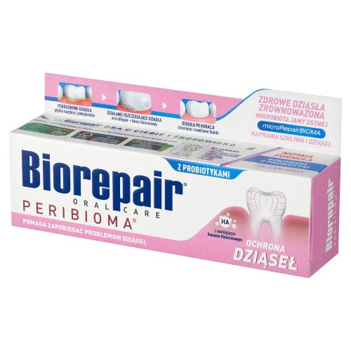 Miniaturka artykułu - Biorepair Peribioma Ochrona Dziąseł Pasta do mycia zęb&oacute;w, 75 ml